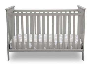 Delta Children Adley 3-in-1 Convertible Crib - Gray