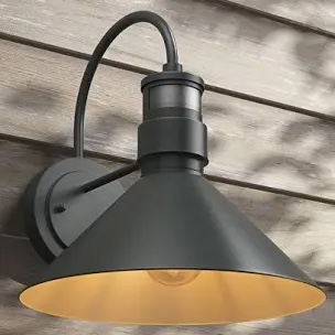 Farmhouse 1-Light Dusk To Dawn Sensor and Motion Sensor Outdoor