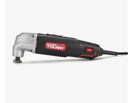 Hyper Tough 2.1 Amp New Condition Corded Oscillating Multi-function Tool  Variable Speed  with Hex Key  Sanding Pad  1-1/4 inch Blade  Scraper Blade & 3 Sanding Sheets (80  100 & 120 Grit)
