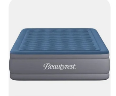 Beautyrest Extraordinaire 16  Full Inflatable Blow up Air Bed Mattress with Built-in Pump