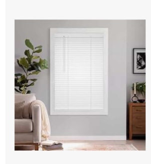Cordless GII Morningstar 1" Light Filtering Mini Blind 28x64 - White
