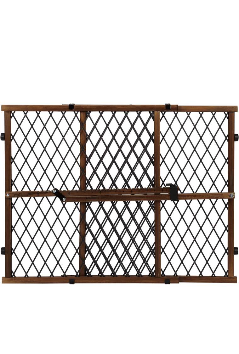 Evenflo Position & Lock Baby Gate, Pressure-Mounted, Farmhouse Collection