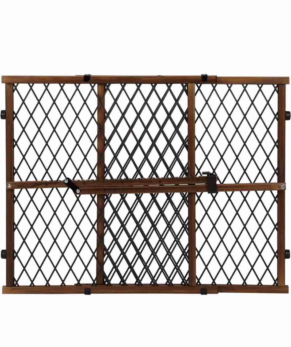 Evenflo Position & Lock Baby Gate, Pressure-Mounted, Farmhouse Collection