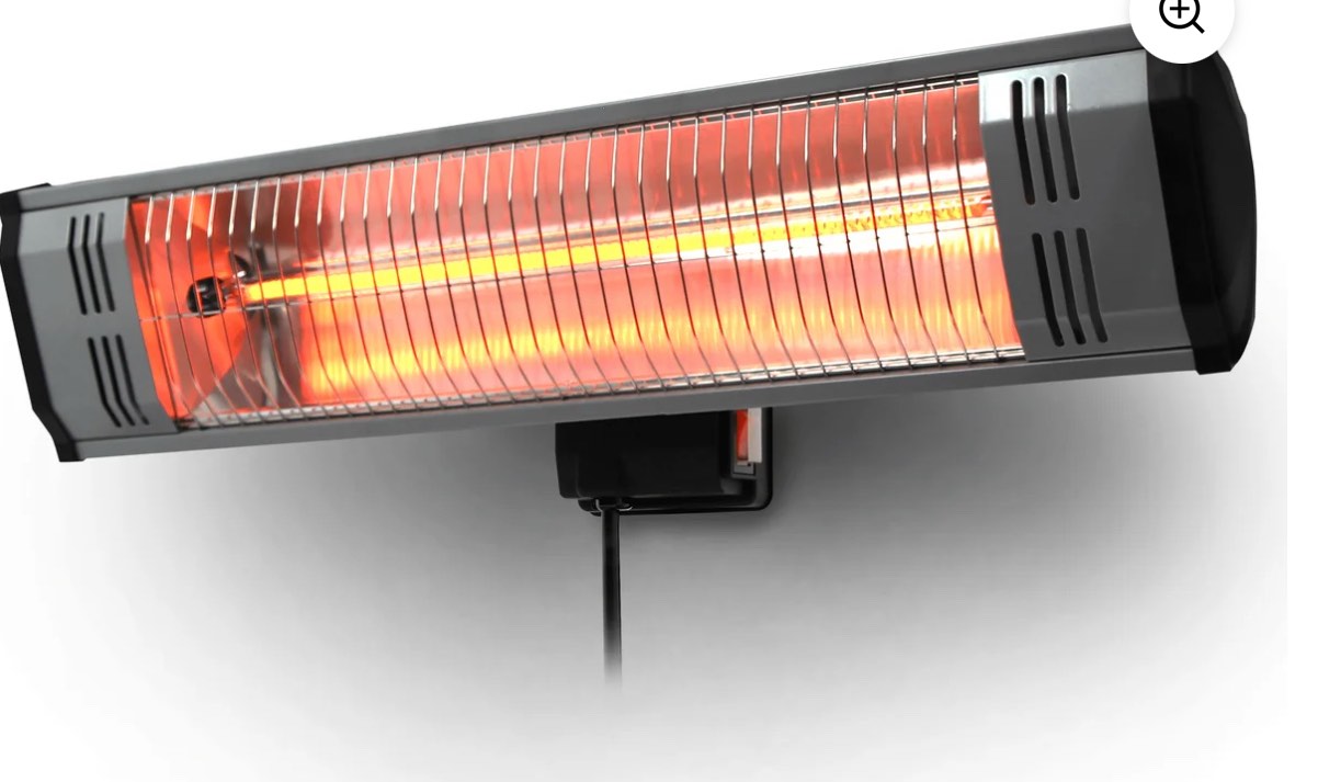 Heat Storm Tradesman 1500-Watt Electric Outdoor Infrared Quartz Portable Space Heater with Wall/Ceiling Mount