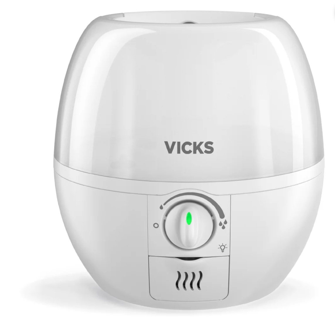 Vicks 3-in-1 Sleepy Time Humidifier Diffuser Nightlight, VUL500