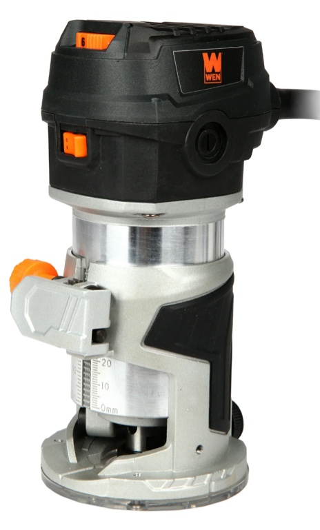 WEN 6-Amp Handheld 1/4-Inch Variable Speed Laminate Trim Router for Woodworking