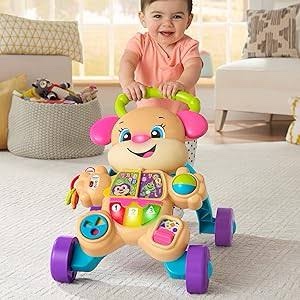 fisher-price laugh and learn smart stages puppy walker - learn with sis
