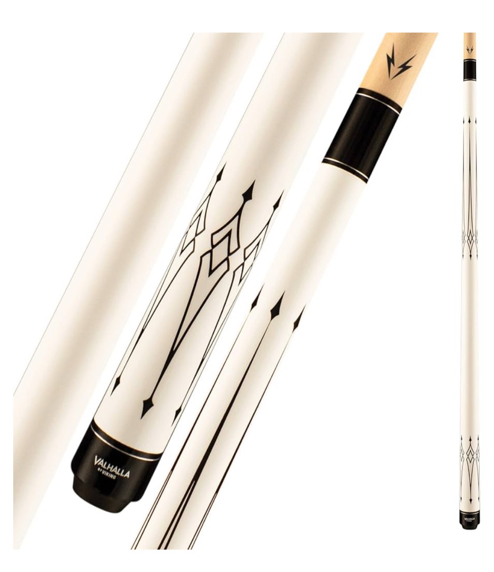 Viking Valhalla 100 Series No Wrap 2 Piece 58'' Pool Cue Stick, Billiard Cue Stick, Bar or House Use for Men or Women