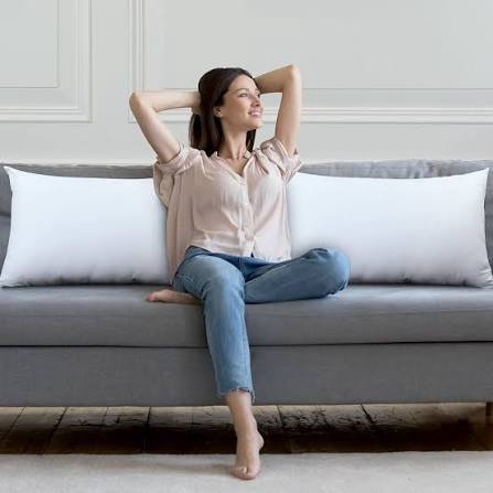 Utopia Bedding Throw Pillows Insert (Pack of 2, White) - 20 x 26 Inches Bed and Couch Pillows - Indoor Decorative Pillow