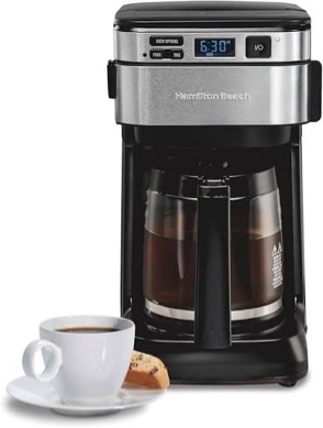hamilton beach metal 12 cup drip coffee maker