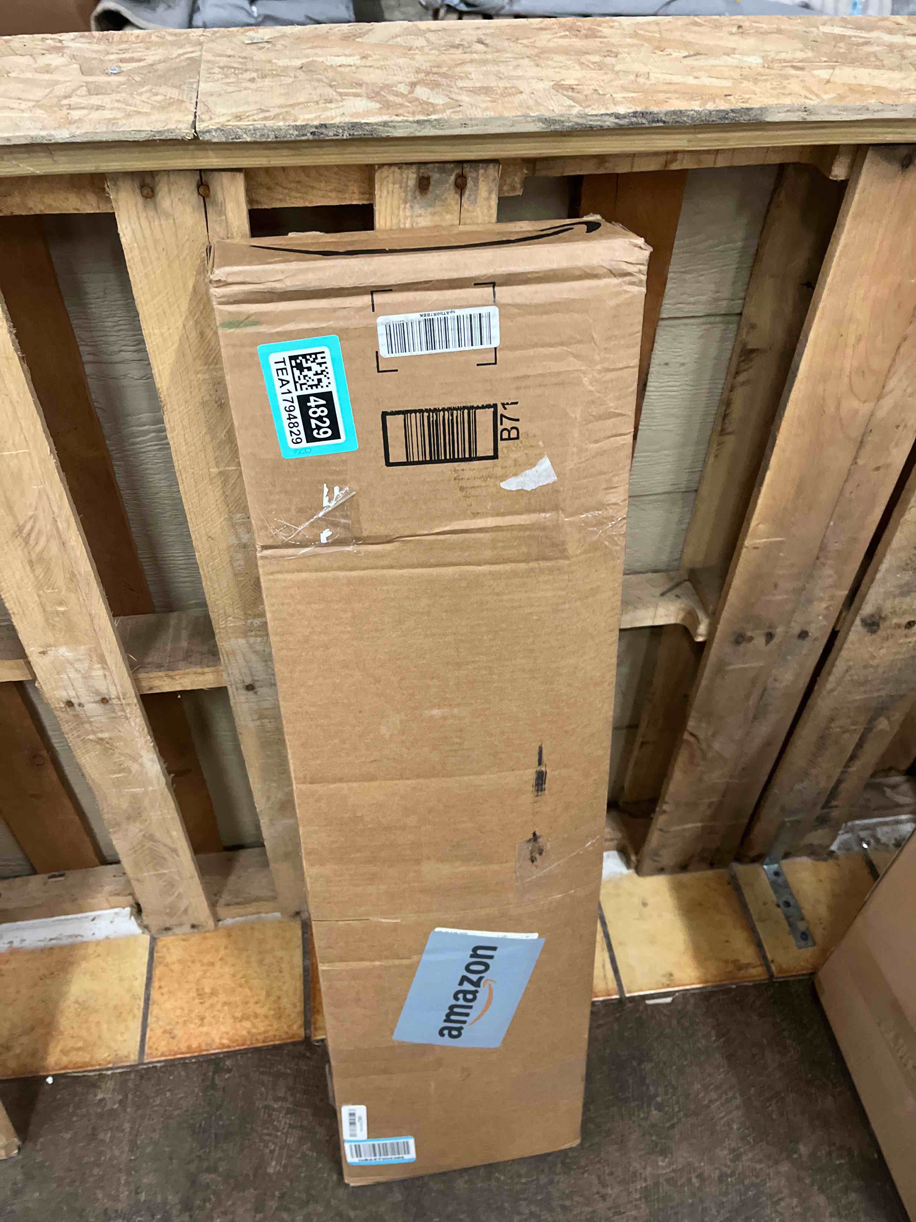 Condition photo showing New/Like New for LazBlinds Cordless Cellular Shades, No Tools No Drill Light Filtering Honeycomb Shades Pleated Blinds for Windows, 34'' W x 48'' H, White (1 item per bid)