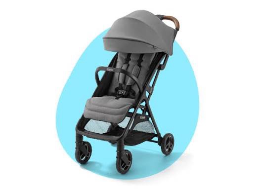Graco Ready2Jet Compact Stroller - Overhead Friendly Compact Travel Stroller with Automatic Fold, Kingston