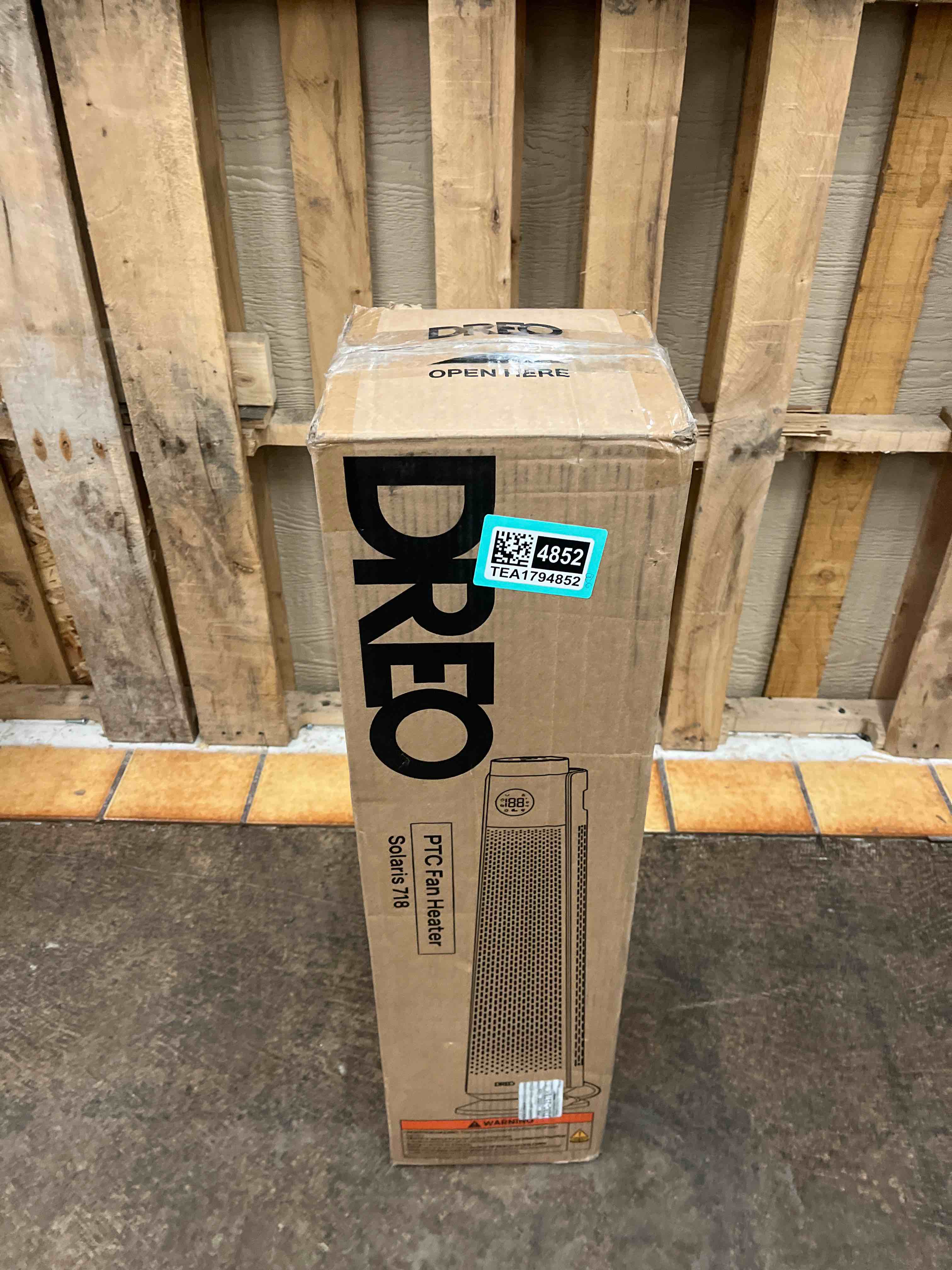 Condition photo showing New/Like New for Dreo Space Heater Large Room, 30" Electric Heaters with Remote, 120° Oscillation, Adjustable Thermostat, 5 Heat & 3 Fan levels, 8 Safety Protections, 25dB Quiet, 1-12H Timer, Heater for Office, Black