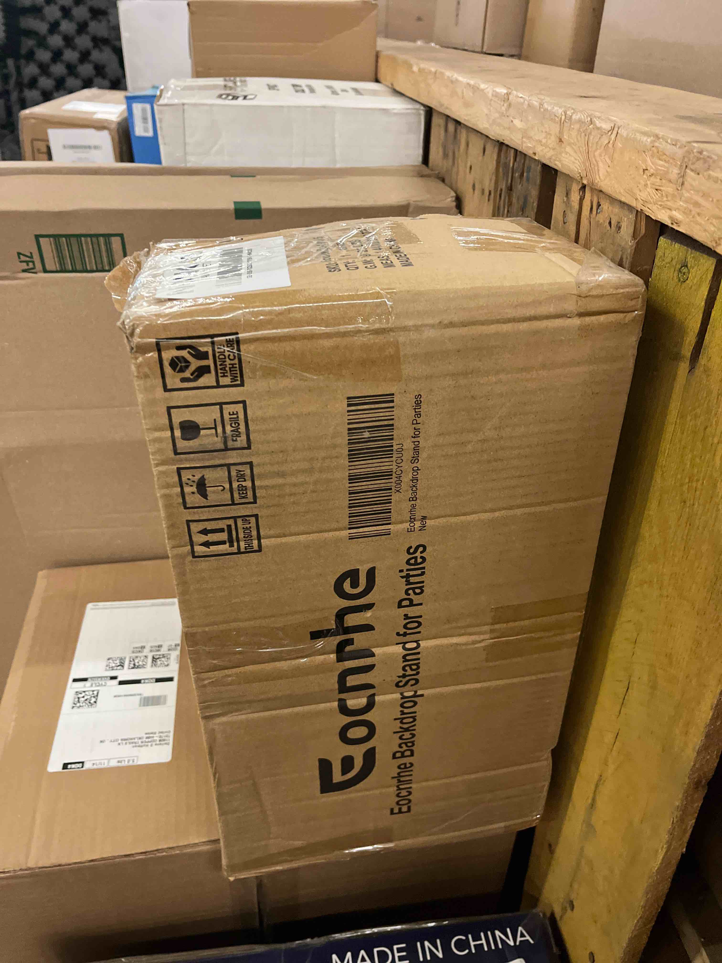 Condition photo showing New/Like New for Backdrop Stand Kit - 6 Widths, 10x7.5ft Adjustable Background Stand for Parties & Studio Photography