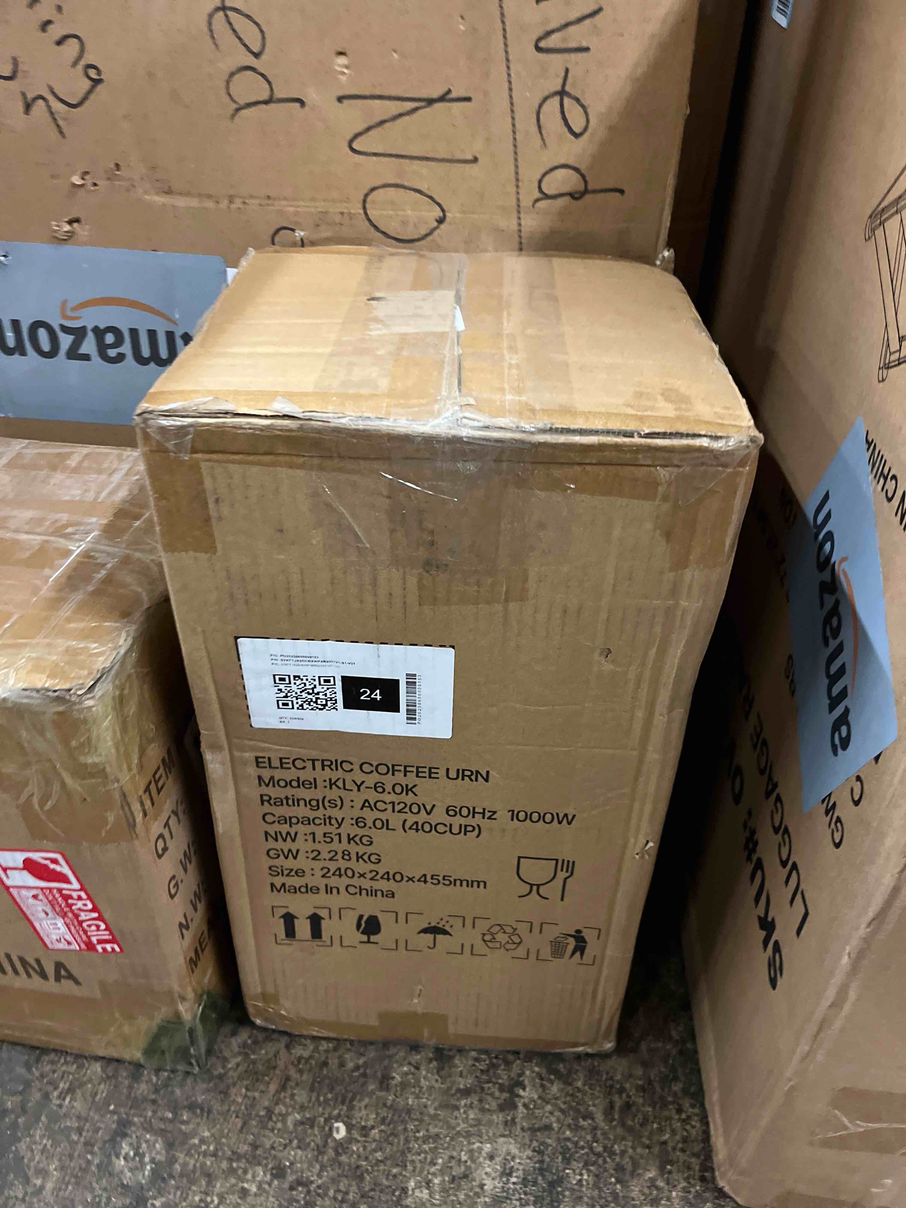 Condition photo showing New/Like New for VEVOR Commercial Coffee Urn, 50 Cups/7.5L Stainless Steel Large Coffee Dispenser, 1000W 110V Electric Coffee Maker Urn For Quick Brewing, Hot Water Urn with Detachable Power Cord for Easy Cleaning