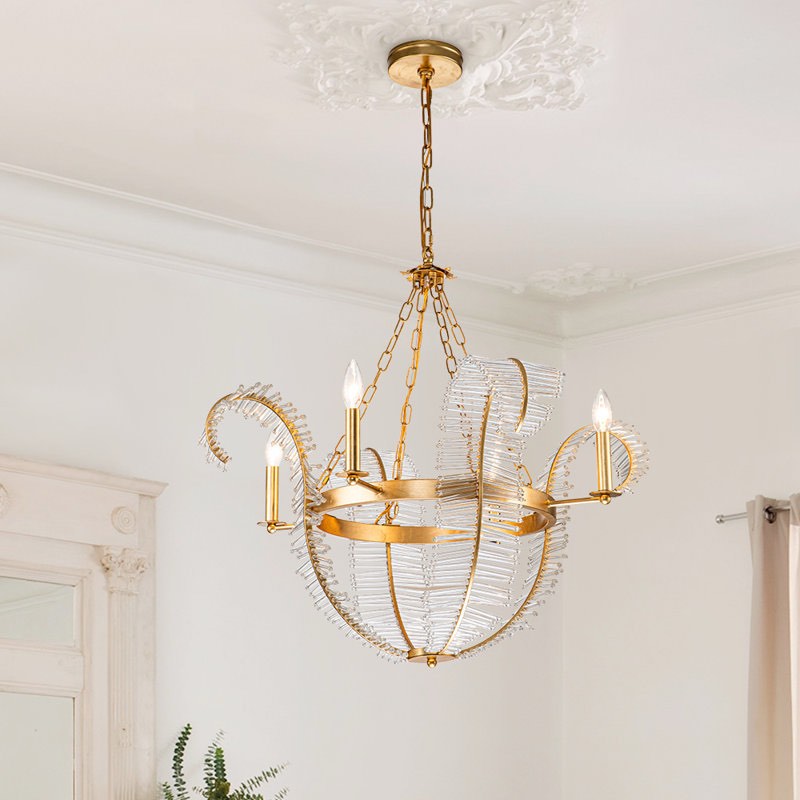 Yaritza 4 - Light Dimmable Empire Chandelier