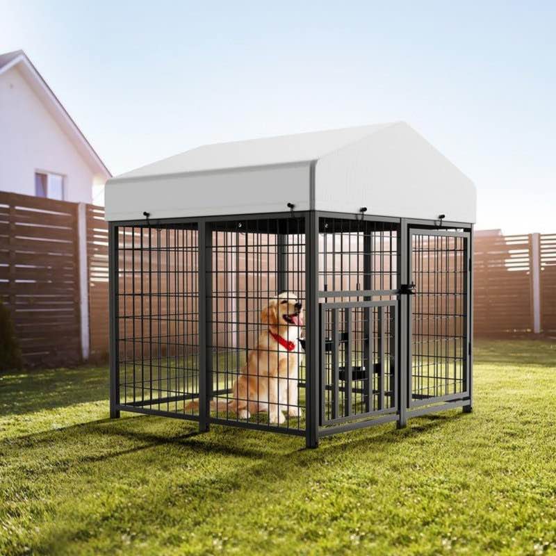 Metal Yard Kennel With Door By HomLux