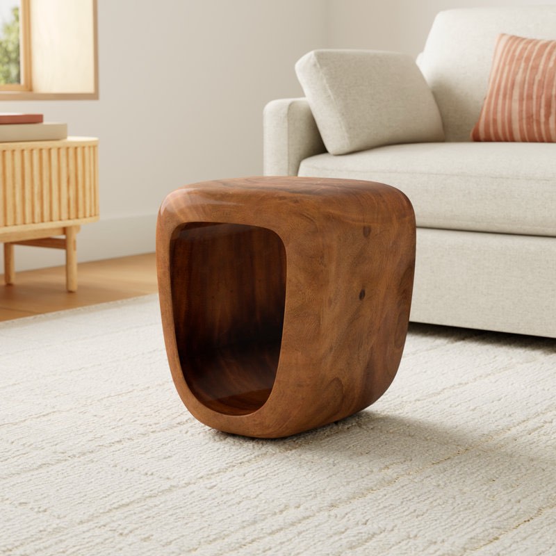 Alpine Solid Wood Decorative Stool
