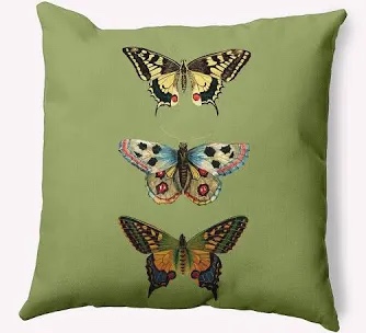 Polyester Throw Square Indoor/Outdoor Pillow Cover & Insert