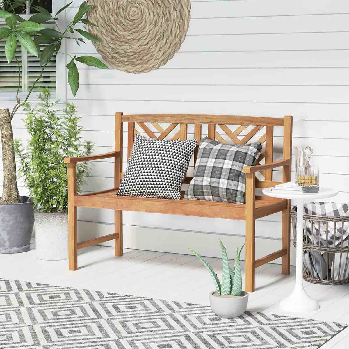 Irick Wooden Garden Bench