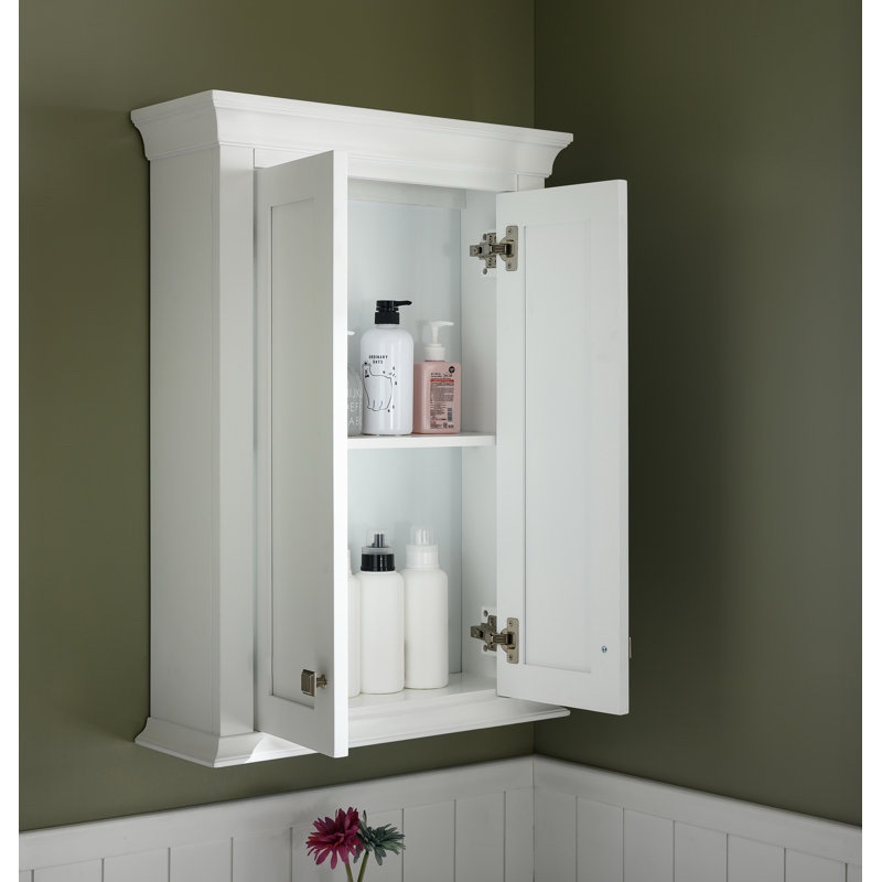 Ogawa 24" W x 33" H x 8" D Wall Mounted Bathroom Cabinet