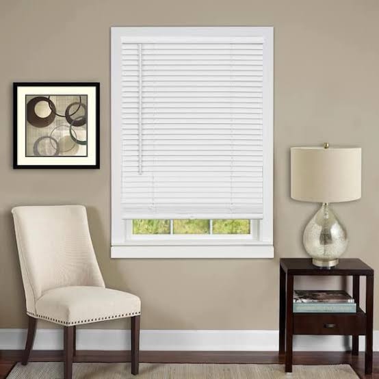 Achim GII Deluxe Sundown Indoor Cordless White Vinyl Room Darkening Window Mini Blind  31  W x 64  L