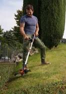 worx - 20v 12" cordless straight shaft grass trimmer (1 x 2.0 ah battery and 1 x charger) - black