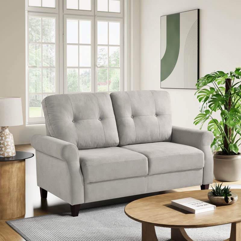 Serta Harold 55.04" Tufted Back Loveseat