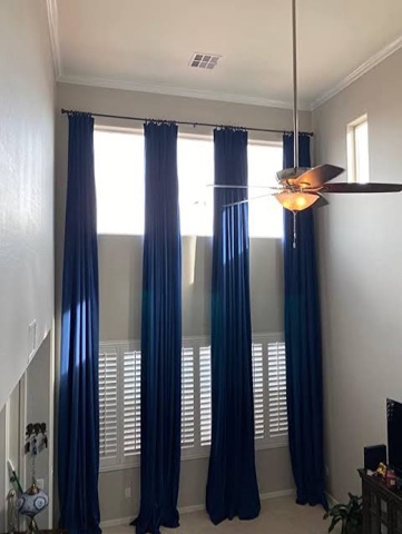 Ivilon Drapery Window Curtain Rod - End Cap Style Design 1 Inch Pole. 28 to 48 Inch Color Warm Gold