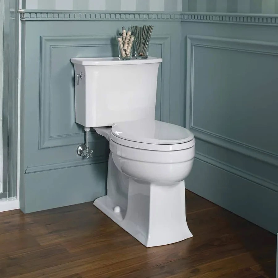 Kohler K-4636-Rl Cachet Elongated Closed-Front Toilet Seat - White