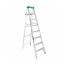 Louisville Ladder AS4008 AS4000 Ladder, 8 Feet, Aluminum