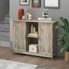 TaoHFE Farmhouse Buffet Cabinet,Farmhouse Credenza Cabinet,Farmhouse Sideboard Storage Cabinet,Coffee Bar Cabinet Buffet Table Thin Cabinet for Narrow Spaces Entry Cabinet Hallway Cabinet Dining Room