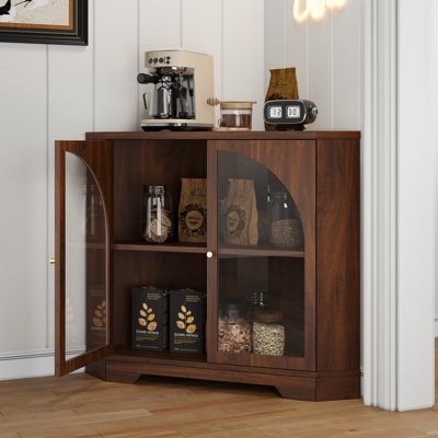 2 - door corner accent cabinet