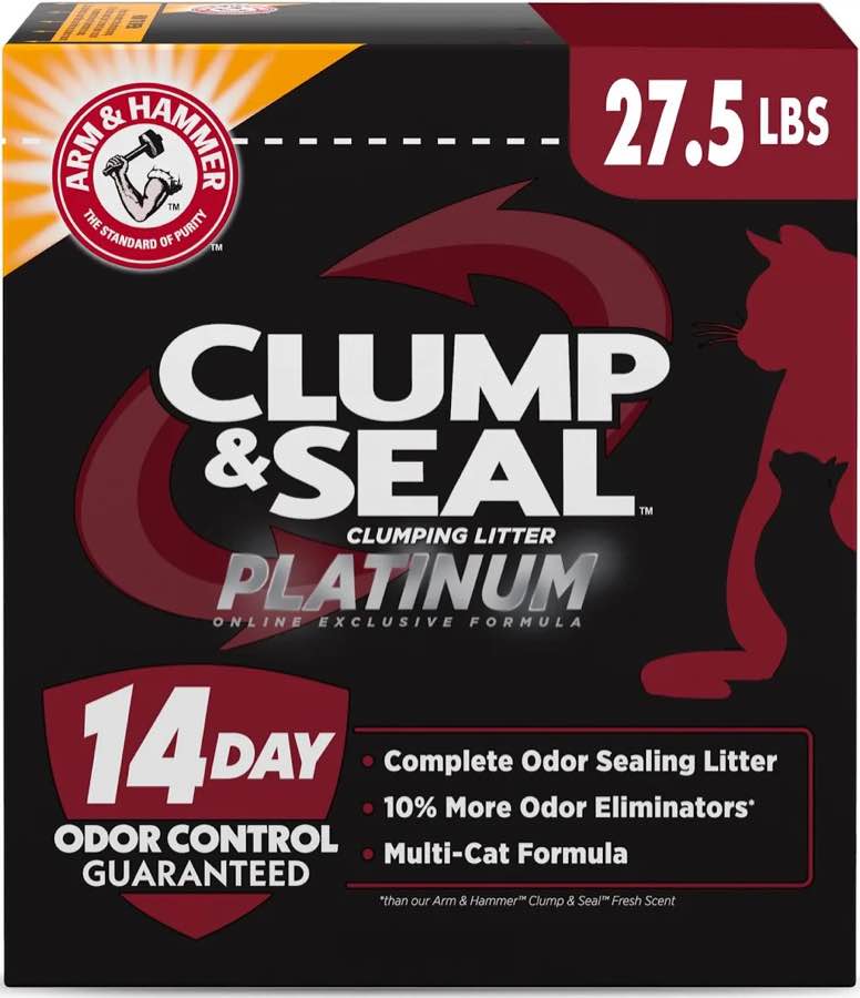 Arm&Hammer clump and seal platinum clumping litter