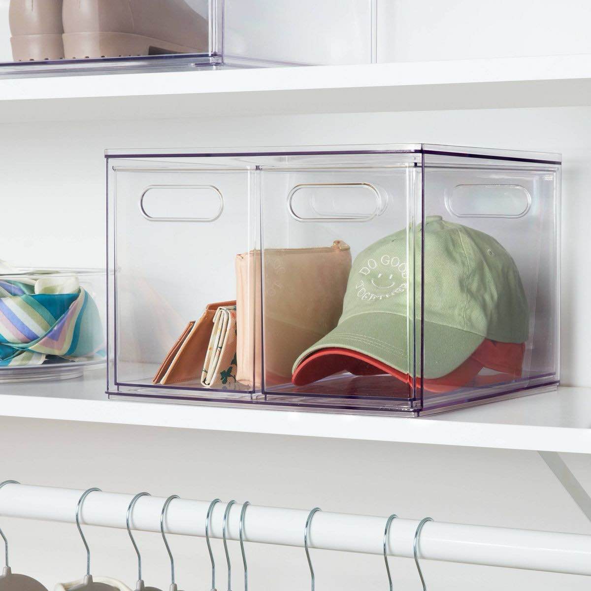all purpose 2 drawer storage clear - brightroom