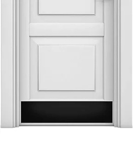 (9) Self Adhesive Door Kick Plate 6'' x 36'' Black (BID IS PER KICK PLAT/LOT IS FOR 9 TOTAL.)