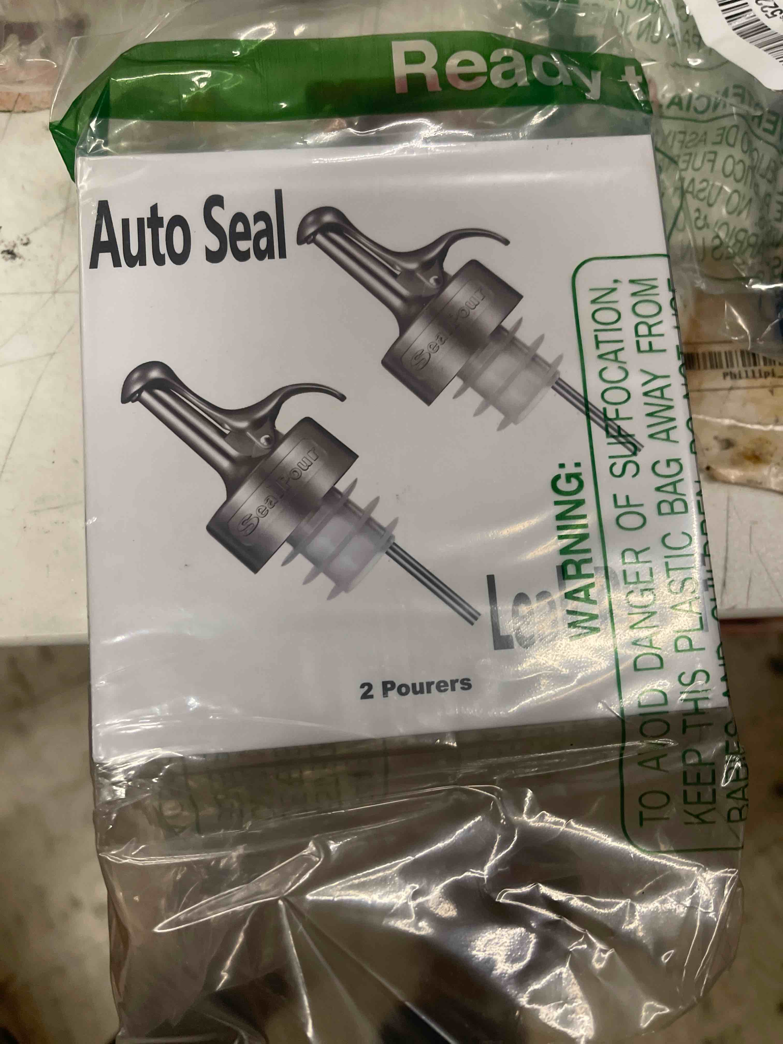 Condition photo showing New/Like New for Olive Oil Pour Spout, Olive Oil Spouts, Pour Spouts for Liquor Bottles, Plastic-free, Leak Proof, Vinegar,Wine and Sauce for Kitchen and Bar Accessories-2PCS
