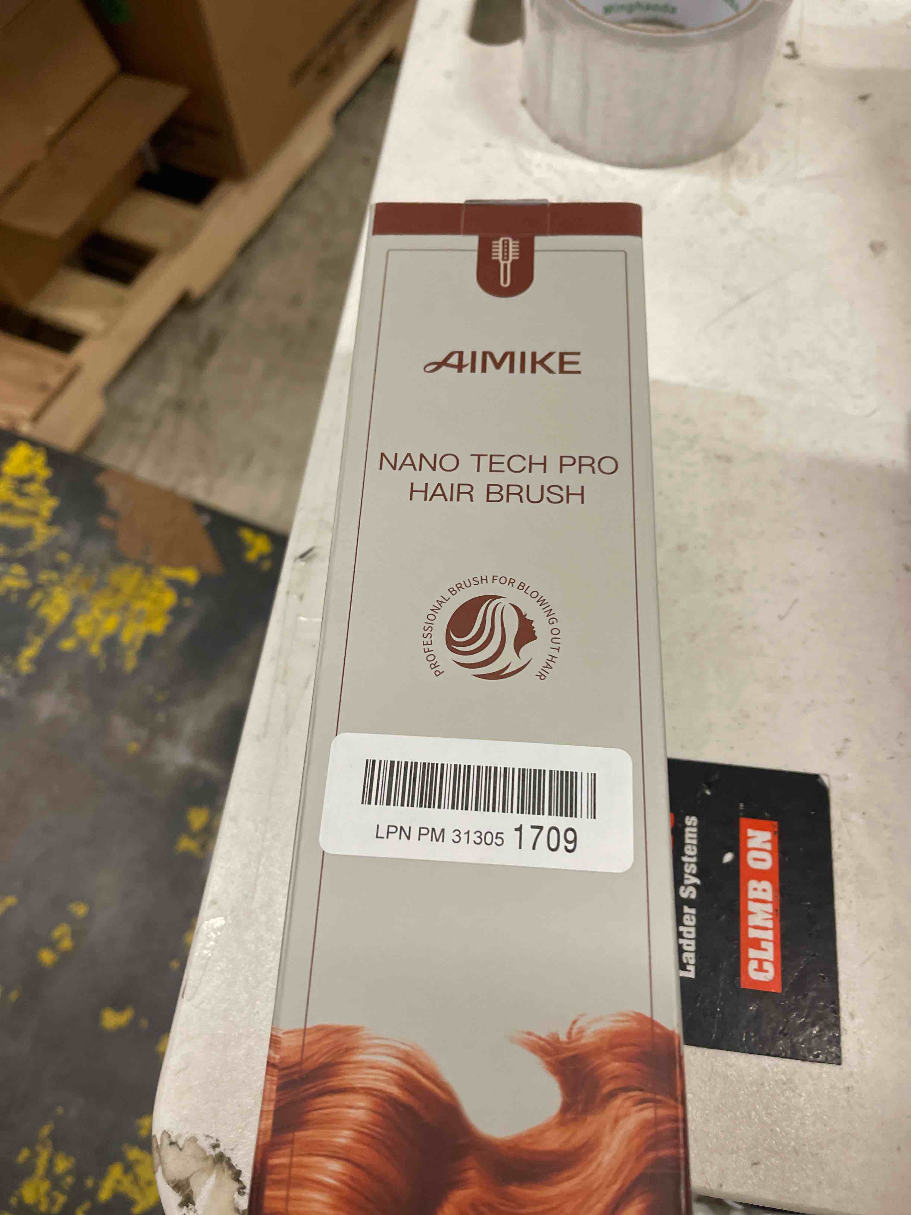 Condition photo showing New/Like New for AIMIKE Round Brush for Blow Out, Medium Round Hair Brush Nano Thermal Ceramic & Ionic Tech, for Blow Drying & Styling, Curling and Shine - 2.9 inch Barrel w/Boar Bristles 43mm-1.7 Inch (2.9 Inch with Bristles)