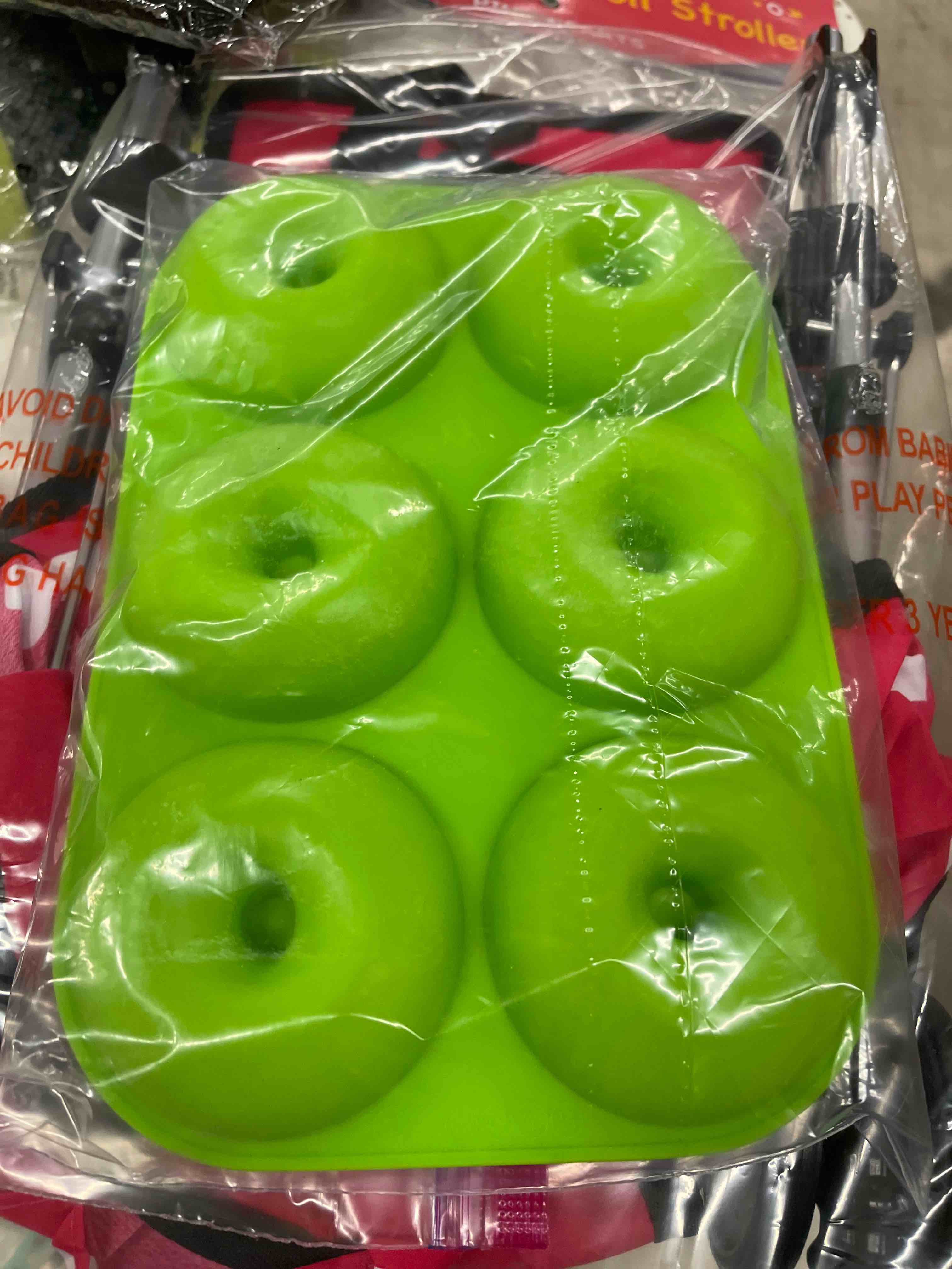 Condition photo showing New/Like New for Anaeat 3 Pack Donut Pan Silicone Baking Mold, Just Pop Out! Non-Stick Doughnuts Baking Pans BPA Free for 6 Full-Size Donuts, Muffin, Cake Biscuit Bagels - Oven & Dishwasher Safe (Multicolor)