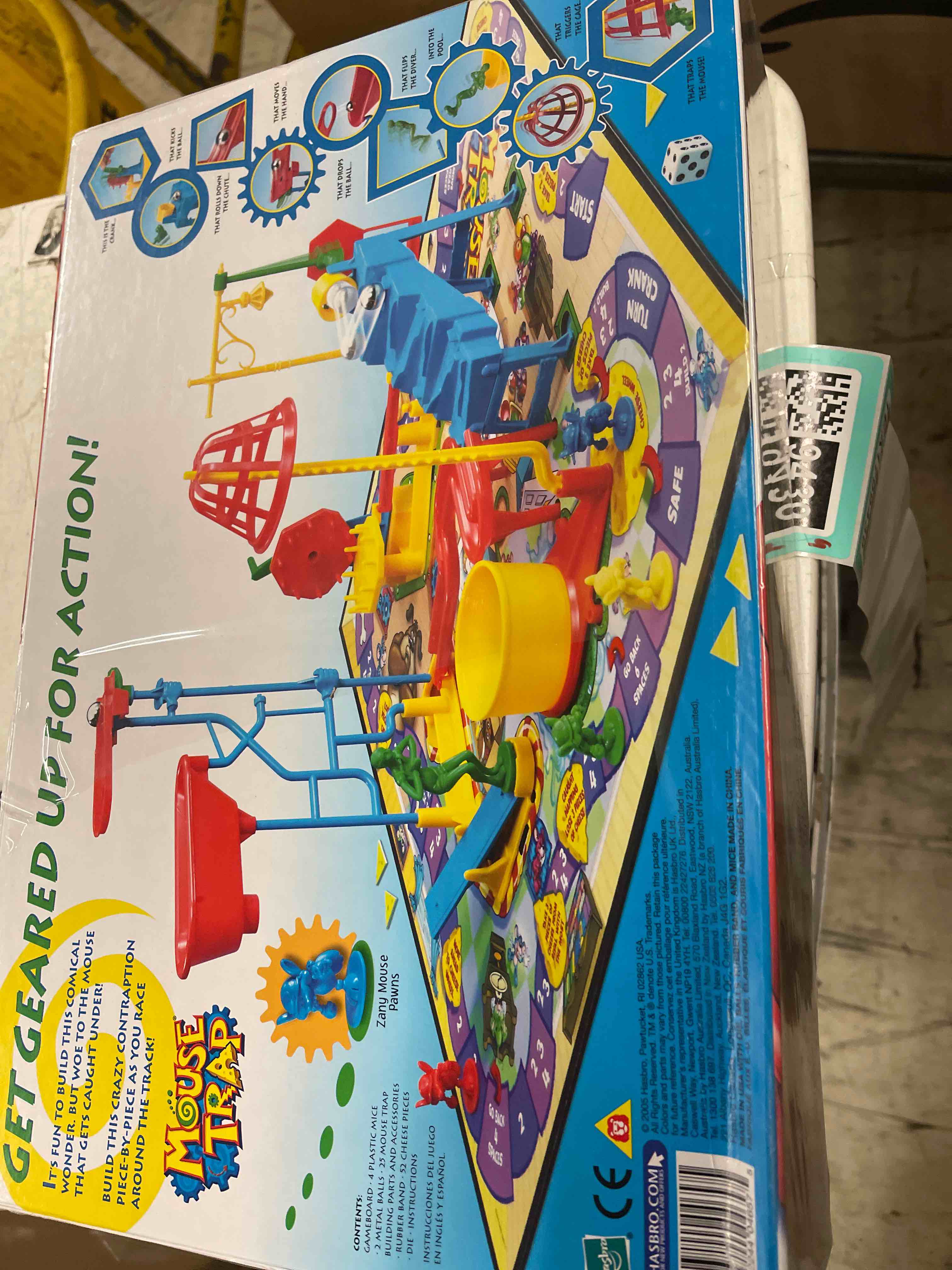 Condition photo showing New/Like New for Hasbro Gaming Mouse Trap Kids Board Game, Family Board Games for Kids, Kids Games for 2-4 Players, Family Games, Kids Gifts, Ages 6 and Up (Amazon Exclusive)
