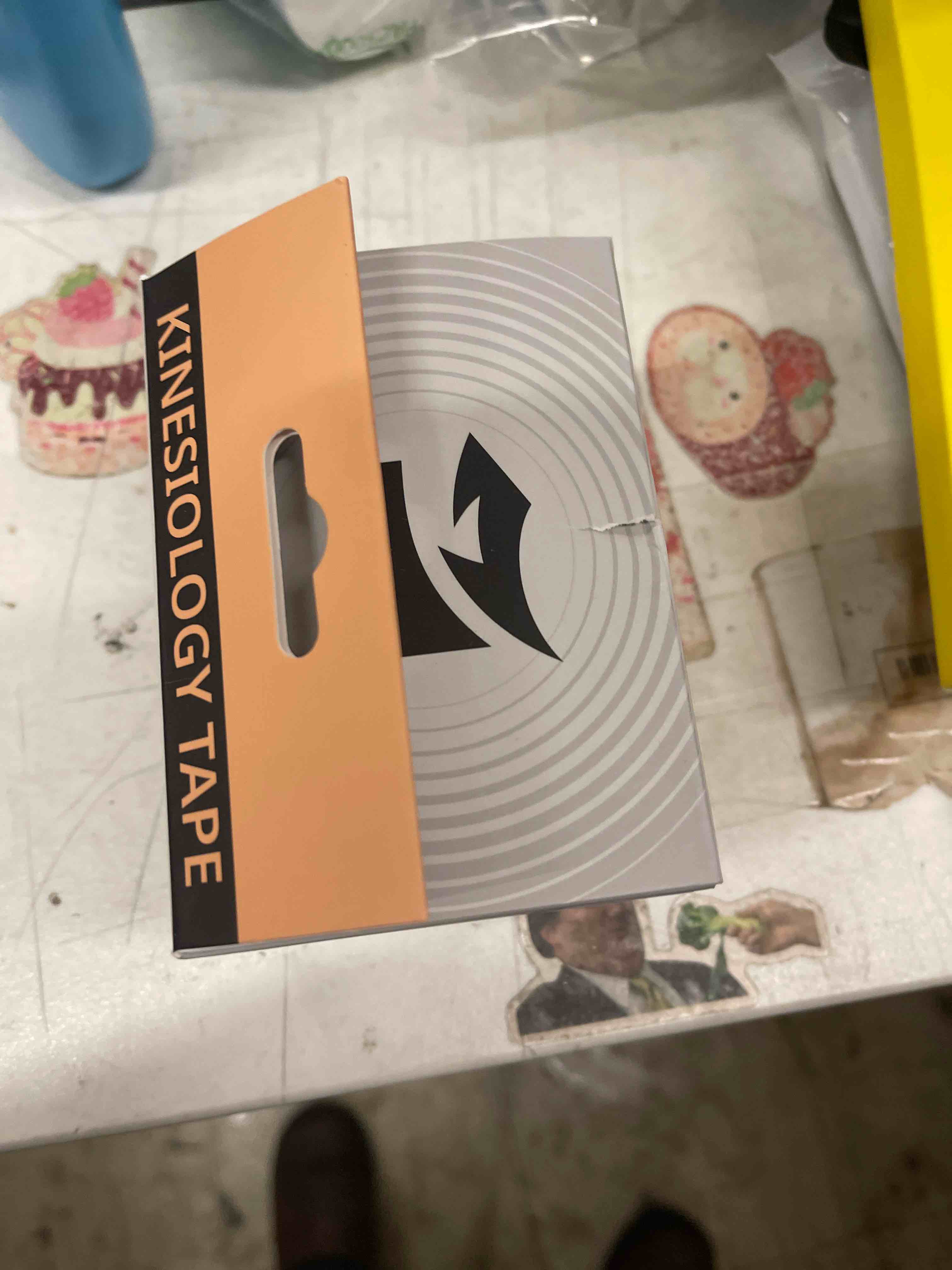 Condition photo showing New/Like New for Kinesiology Tape, 40 Count Precut Strips 2 Rolls, Original Cotton Elastic Athletic Tape for Muscle Strain Relief & Joint Support, Waterproof & Breathable Sports Tape for Support and Recovery Beige