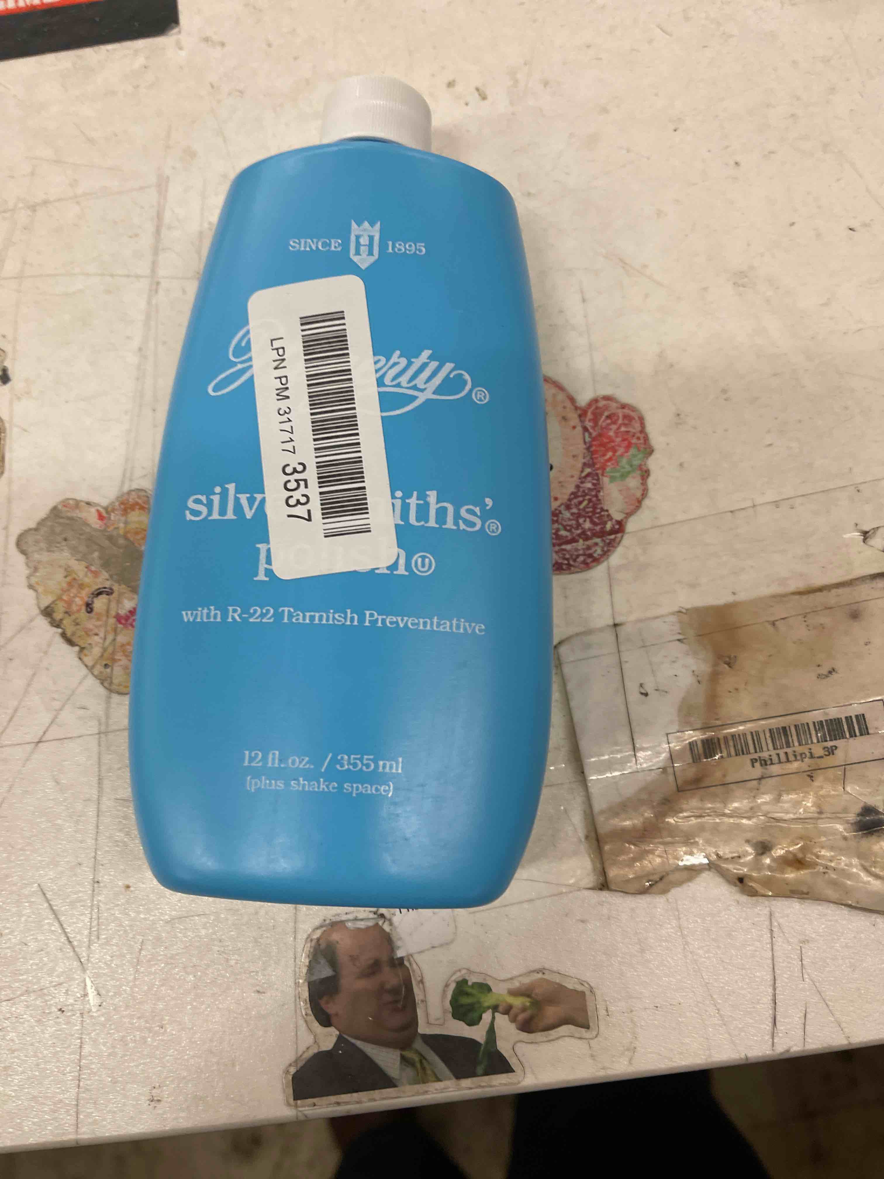 Condition photo showing New/Like New for W. J. Hagerty Hagerty 10120 Silversmiths' Silver Polish, 12 Ounces, 12 Fl Oz (Pack of 1), Blue 12 Fl Oz (Pack of 1) Polish