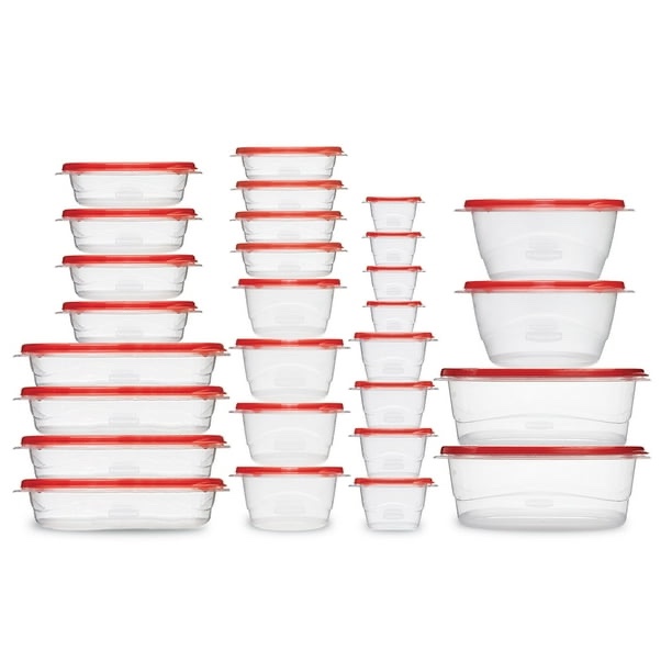 rubbermaid takealongs food storage containers with lids 56 set