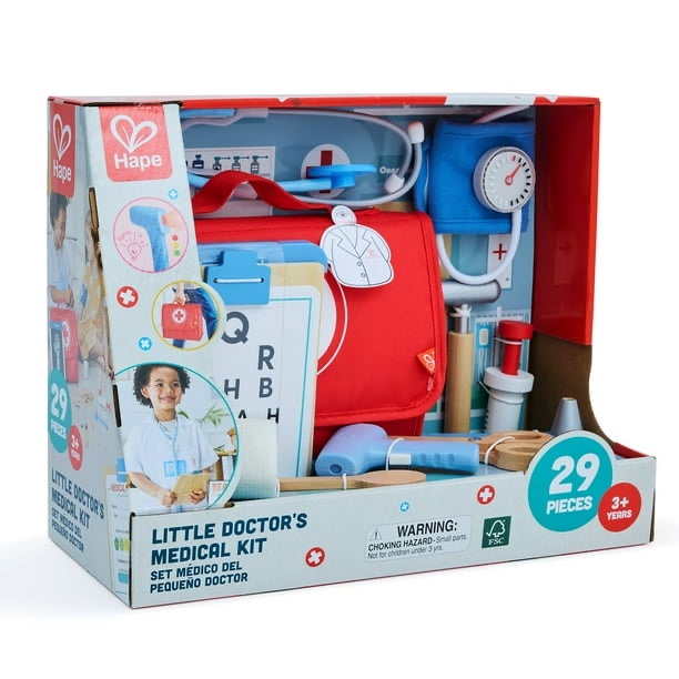 hape role play little doctor playset