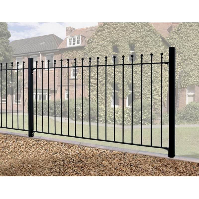 begonia ball top metal fence panels fits 183 cm gap Wayfair