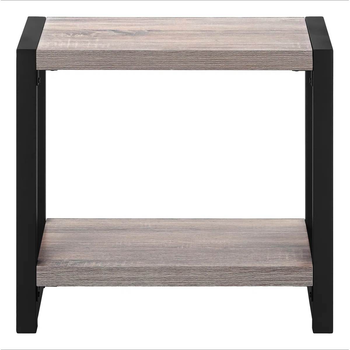Accent Table, Side, End, Narrow, Small, 2 Tier, Living Room, Bedroom