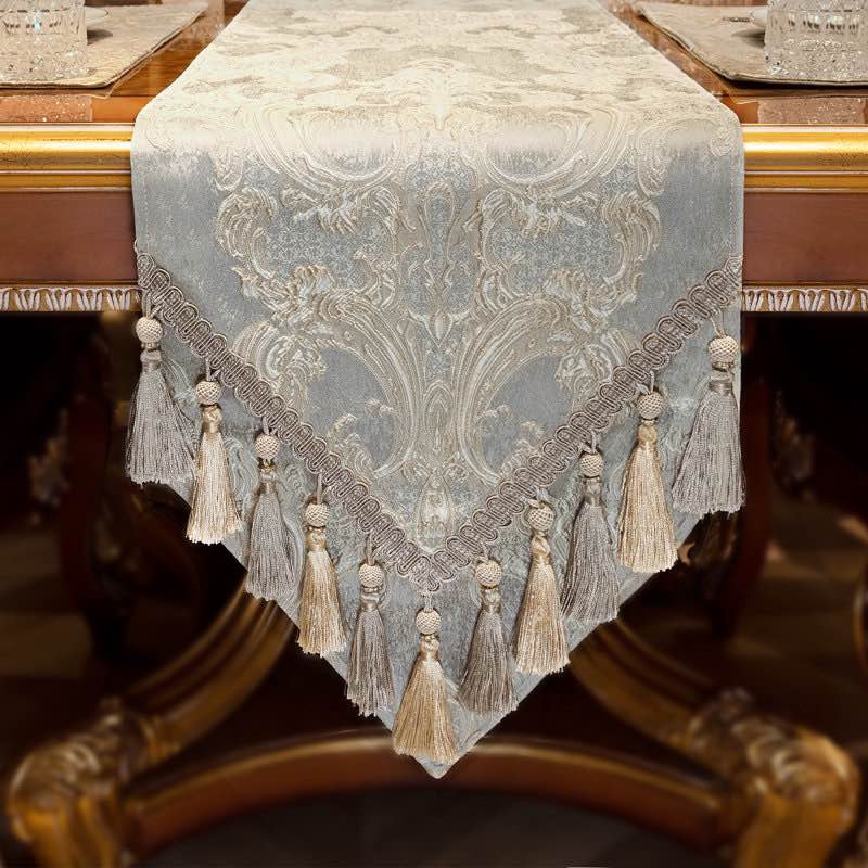 Condition photo showing New/Like New for Mestan Rectangle Damask Shabbat High Pick Density Fabric Table Runner