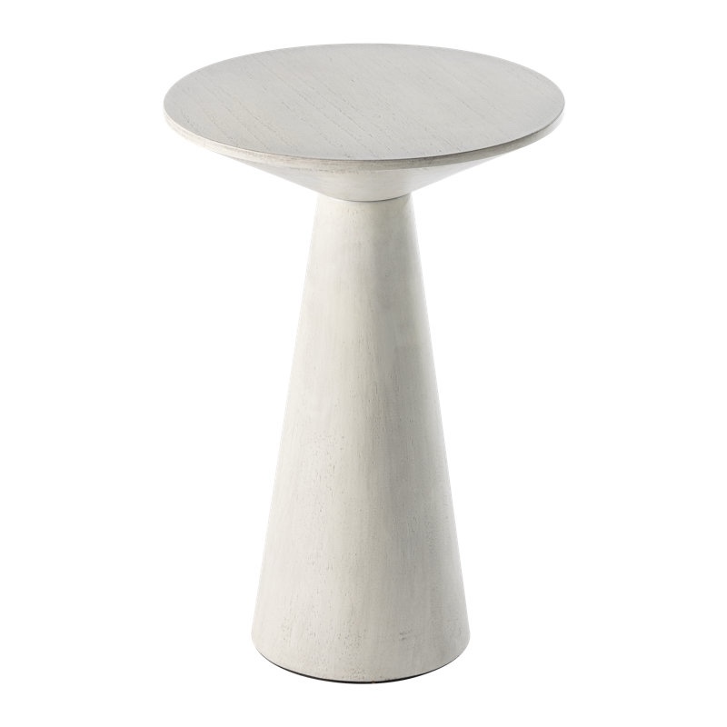bozovich solid wood end table -white