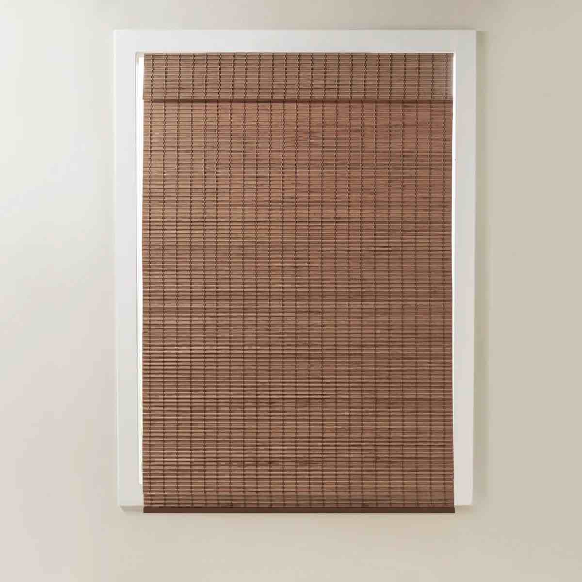 eastfield semi - sheer bamboo light filtering single roman shade 