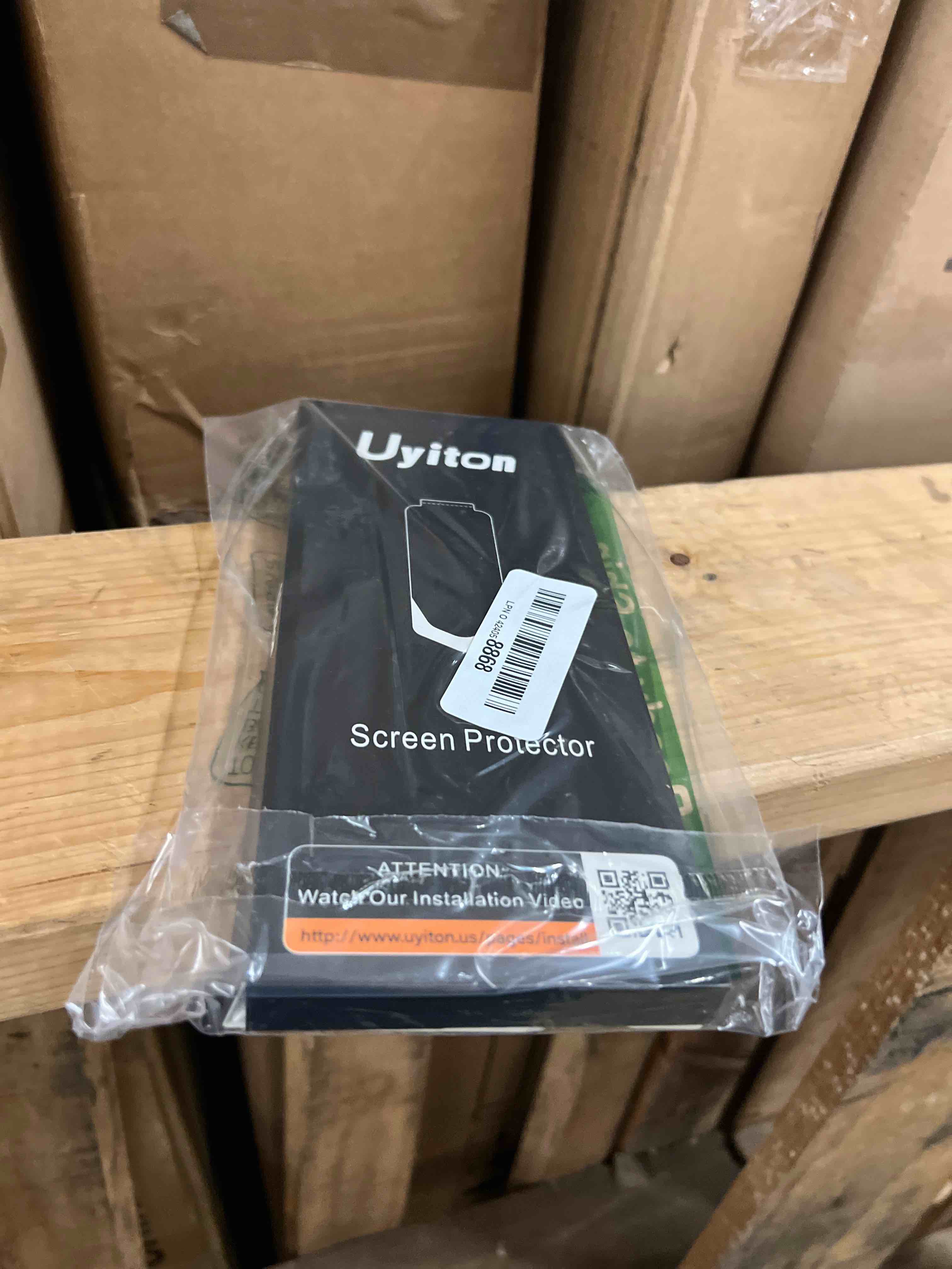 Condition photo showing New/Like New for Uyiton Anti-Blue Light for iPhone 14 Plus/iPhone 13 Pro Max Screen Protector - Unbreak-Glass Easy Fit Full Coverage Case Friendly Scratch Resistance 9H Tempered Glass Screen Protector, 2 Pack iPhone 14 Plus/iPhone 13 Pro Max Clear(Blue Light)